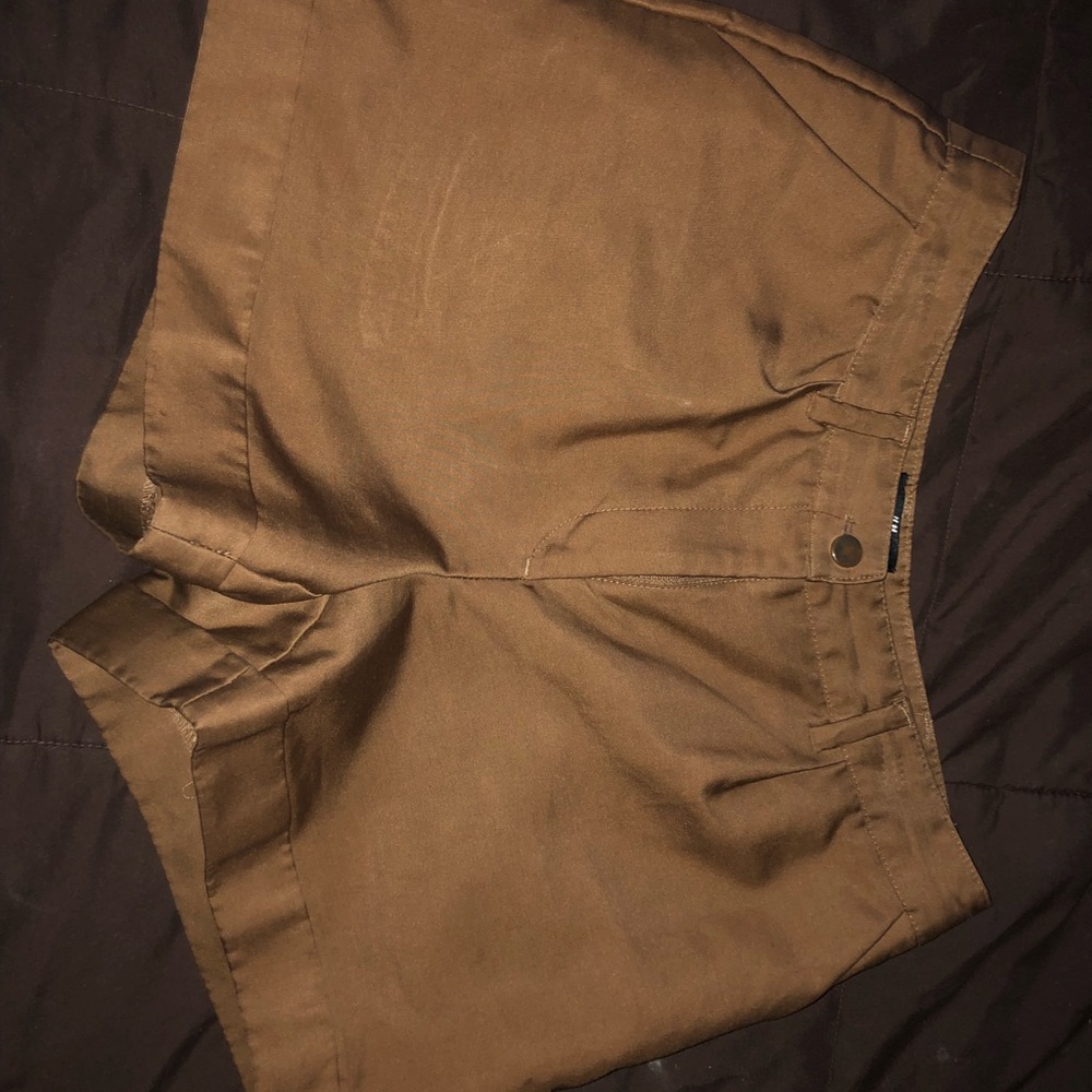 Brown cargo shorts